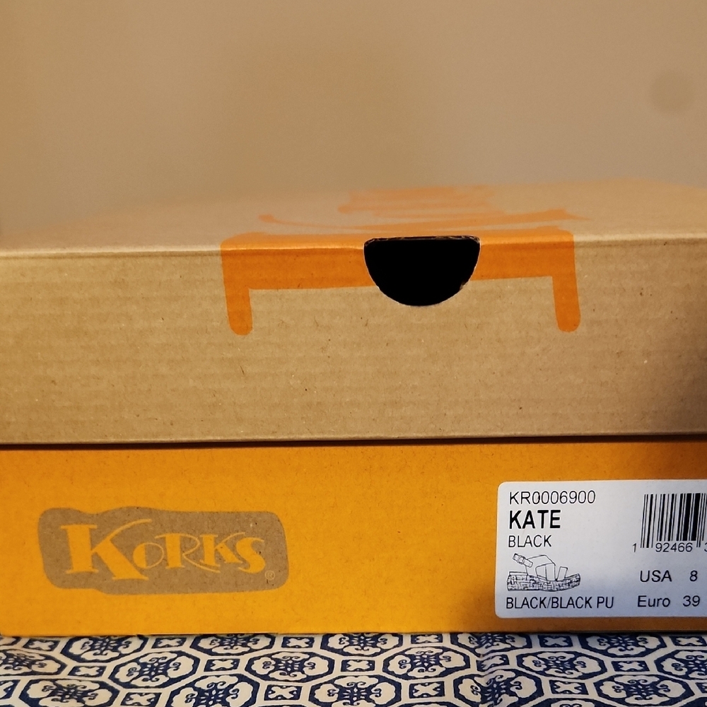 Kork-Ease Black and Tan Strappy Sandals - Picture 12 of 12